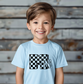 Mini Checkered “M” Tee