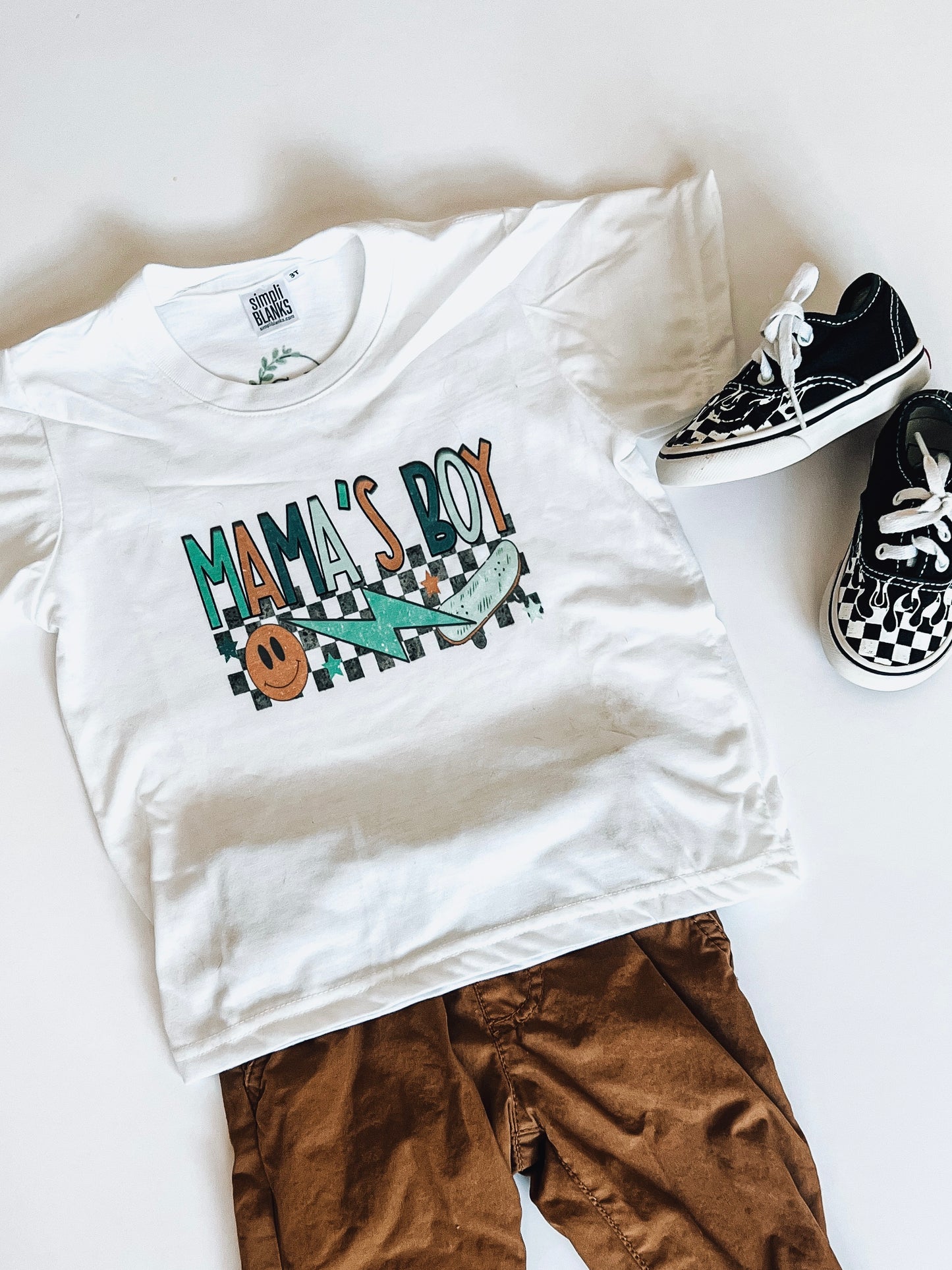 Mini “Mama’s Boy” Skateboard Tee