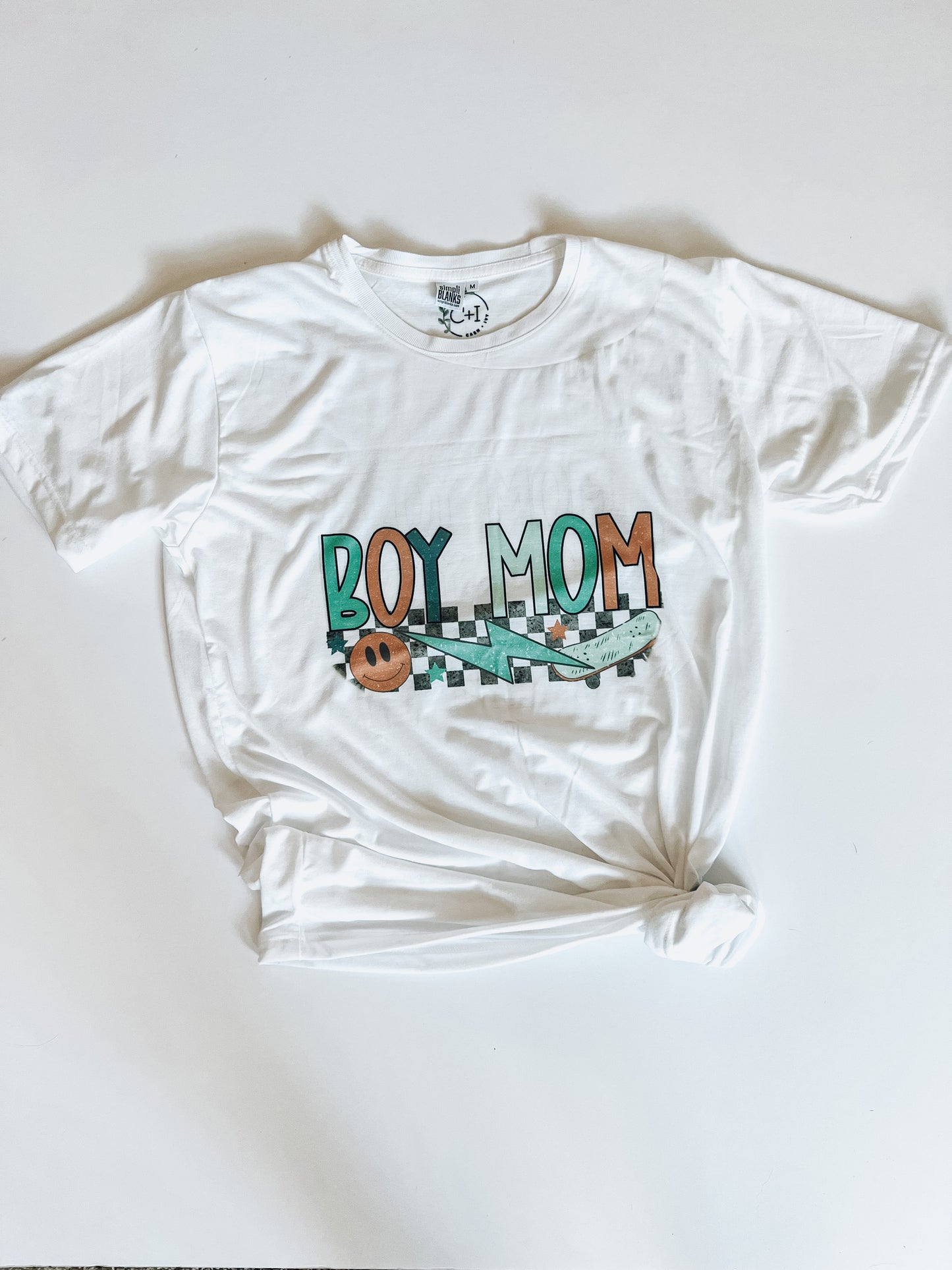 Mama “Boy Mom” Skateboard Tee