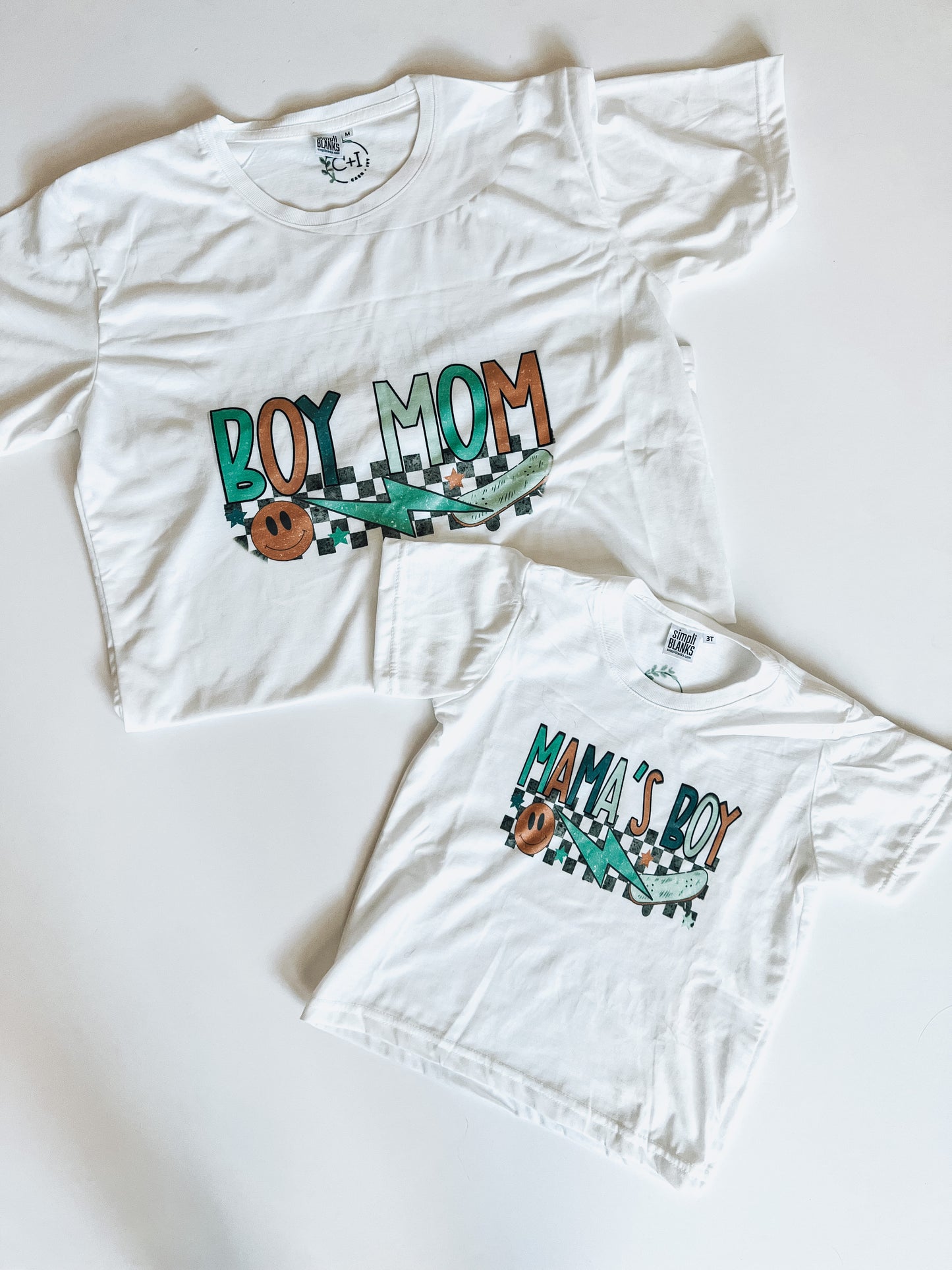 Mama “Boy Mom” Skateboard Tee